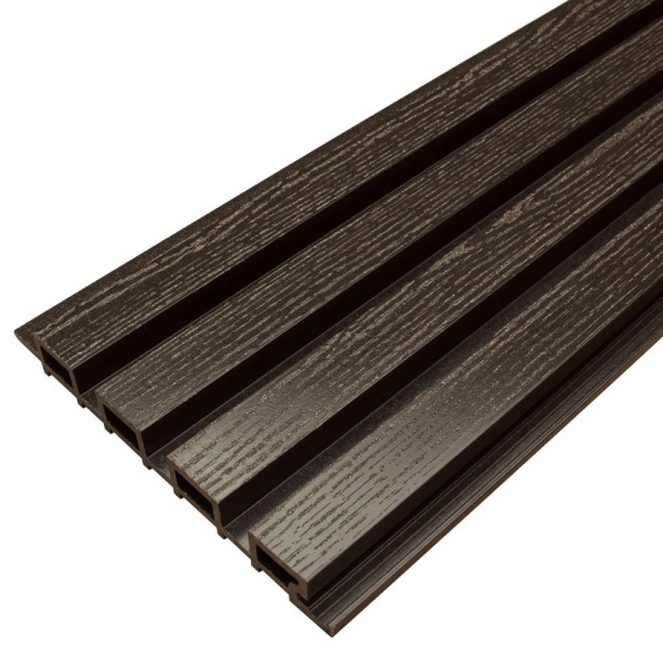 Фасадная доска из ДПК Faynag Wood Рейка Венге Фасадная доска из ДПК Faynag Wood Рейка Венге