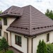 Металлочерепица квинта плюс с 3D резом 0,45 PE RAL 8017 шоколад