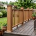 Столб опорный ДПК 3D GardenParkett фактура дерева Светло-коричневый