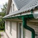 Желоб круглый L=3 м Aquasystem Rooftop Drain PU 150/100 мм RAL 6005 Зеленый мох