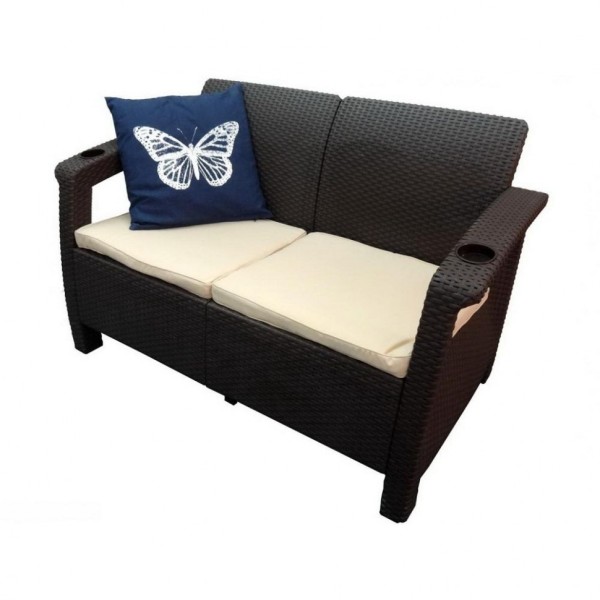 Двухместный диван Yalta Sofa Seаt венге