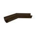 Угол желоба внутренний 135 гр Aquasystem Rooftop Drain PU MATT 150/100 мм RR 32- т.коричневый