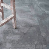 Виниловый пол Vinilam коллекция CERAMO VINILAM Glue Серый Бетон 61602