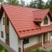 Металлочерепица квинта плюс 0,45 Drap RAL 8004 терракота