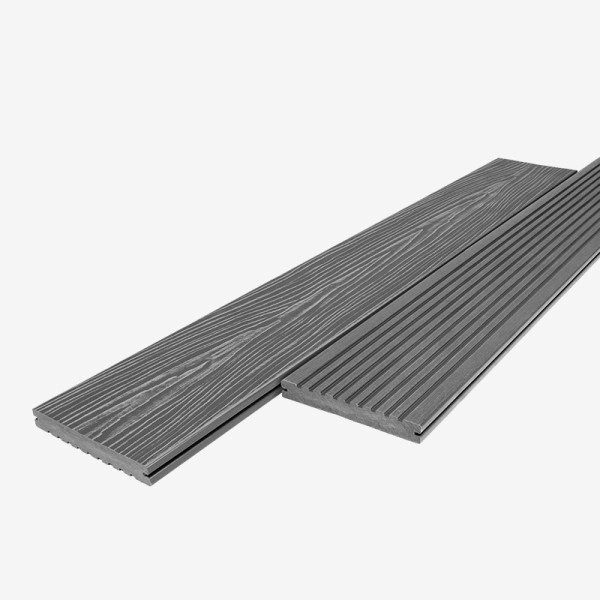 Террасная доска из ДПК RusDecking Unodeck Solid - Серый