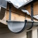 Крюк длинный усиленный ASN L=140 мм Aquasystem Rooftop Drain PU MATT 150/100 мм RAL 7024 - серый графит