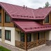 Металлочерепица классик GL 0,5 Velur20 RAL 3005 красное вино