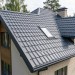 Металлочерепица модульная Квинта Uno Grand Line c 3D резом 0,5 Quarzit lite RAL 7024 мокрый асфальт