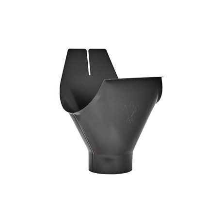 Выход из желоба Aquasystem Rooftop Drain PU MATT 150/100 мм RAL 7024 - серый графит