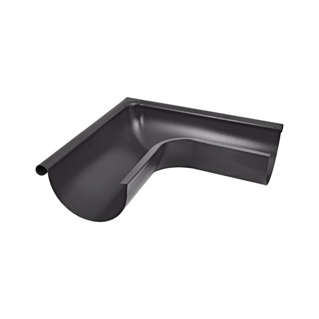 Угол желоба внешний Aquasystem Rooftop Drain PU MATT 150/100 мм RAL 7024 - серый графит