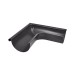 Угол желоба внешний Aquasystem Rooftop Drain PU MATT 150/100 мм RAL 7024 - серый графит