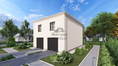 Проект гаража на три автомобиля