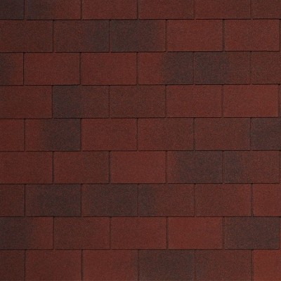 Гибкая битумная черепица CAPRI rosso 401 TEGOLA (COMFORT), 2.9 кв.м
