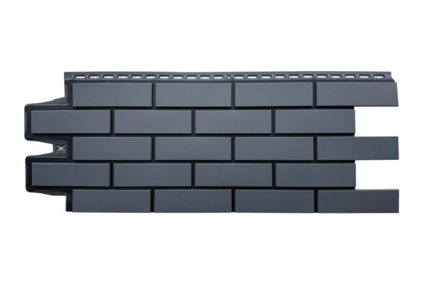 ФП Grand Line клинкерный кирпич ПРЕМИУМ Графит (шов RAL 9005)