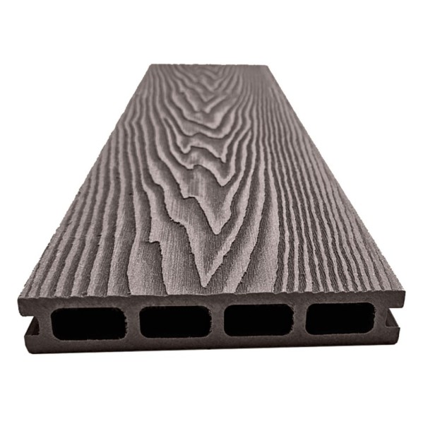 Террасная доская ДПК NanoWood Double 3D Венге