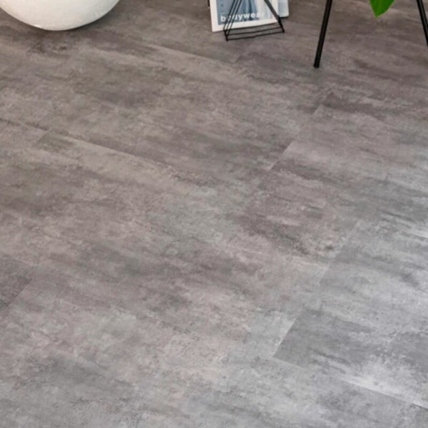 Виниловый пол Vinilam коллекция CERAMO VINILAM Stone Цемент Серый 71616
