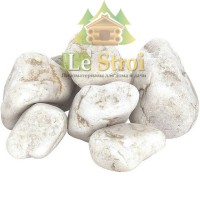 Камни для банных печей белый кварц