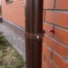 Крепление трубы на кирп.стену ТЕХНОНИКОЛЬ 125/82 мм L=140 мм коричневый (RAL 8017)