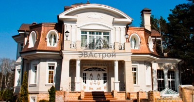 Проект большого дома площадью до 650 кв м с сауной, цокольным этажом