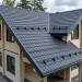 Металлочерепица квинта плюс GL 0,5 Quarzit lite RAL 7024 мокрый асфальт