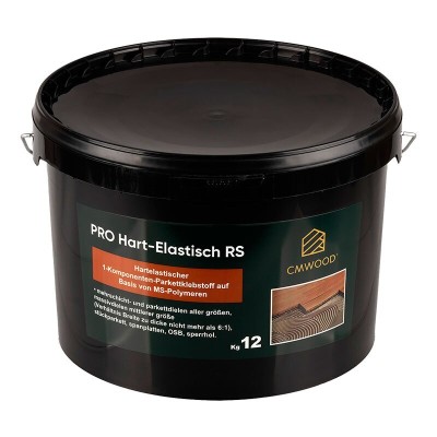 Клей CMWOOD PRO HART ELASTISCH RS 12 кг 1-компонентный жестко-эластичный паркетный клей на основе MS-полимеров