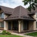 Металлочерепица камея 0,45 PE RR 32 темно-коричневый