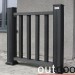 Ограждение из ДПК Outdoor Классик 3D STORM чёрный