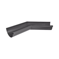 Угол желоба внутренний 135 гр Aquasystem Rooftop Drain PU MATT 150/100 мм RAL 7024 - серый графит