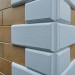 Угол Наружный к Фасадным Термопанелям Доломит Дагестанский Камень 400 мм Белый