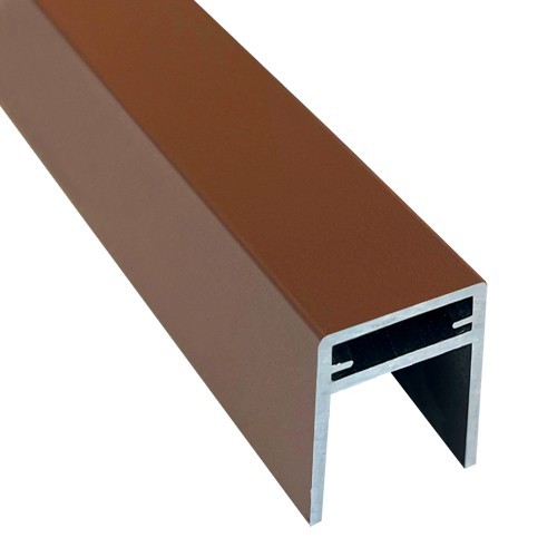 П-профиль Алюминиевый EasyDecking 35x25 Коричневый