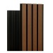 Фасадная реечная панель Ecodecking Скай коэкструзия 200х20х3000 Тик