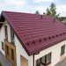 Металлочерепица GL квадро профи 0,5 Velur RAL 3005 красное вино