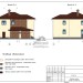 Проект двухэтажного дома 12 на 12 с гаражом из пенобетона 101-21