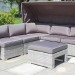 Диван-Трансформер AFINA плетеный из иск. ротанга AFM-320G Grey