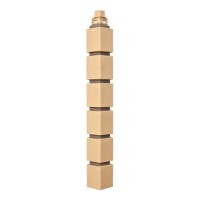 Фасадная панель Наружный угол кирпич клинкерный (бежевый), 0,45 х 0,16м