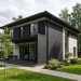Сайдинг из дпк savewood sw-sorbus радиальный распил черный
