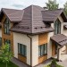 Металлочерепица квинта плюс с 3D резом 0,5 PurLite Мatt RAL 8017 шоколад