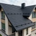 Металлочерепица квинта плюс с 3D резом 0,5 PurLite Мatt RAL 9005 черный