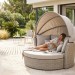 Диван-Трансформер AFINA плетеный из иск. ротанга AFM-325 Beige