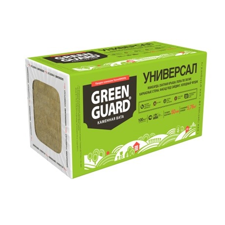 Утеплитель Технониколь GreenGuard Универсал 1200х600х50