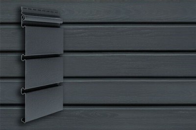 Сайдинг Архитектурный Планкен Grand Line Графит