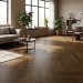 Кварцвиниловая плитка Invictus коллекция Maximus DryBack Parquet 45 New England Oak Toffee