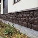 Фасадная панель Аэлит Камень крупный Коричневый