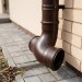 Отвод Aquasystem Rooftop Drain PU MATT 150/100 мм RAL 8017 - коричневый шоколад
