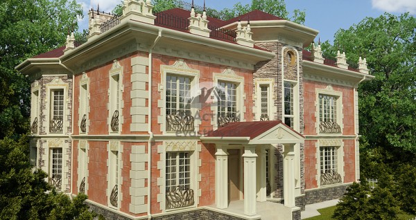 Типовой проект классического дома из кирпича до 400 кв м