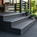 Ступень 3D GardenParkett фактура дерева Графит