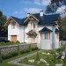 Проект дома с мансардой из газобетона с гаражом