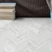 Пробковый пол Corkstyle коллекция Chevron White клеевой