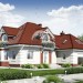 Проект двухэтажного дома с двухместным гаражом 16 на 15 №104-83