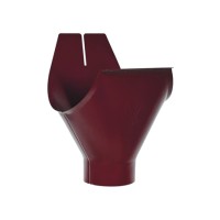Выход из желоба Aquasystem 150/100 мм RAL 3005 Красное вино